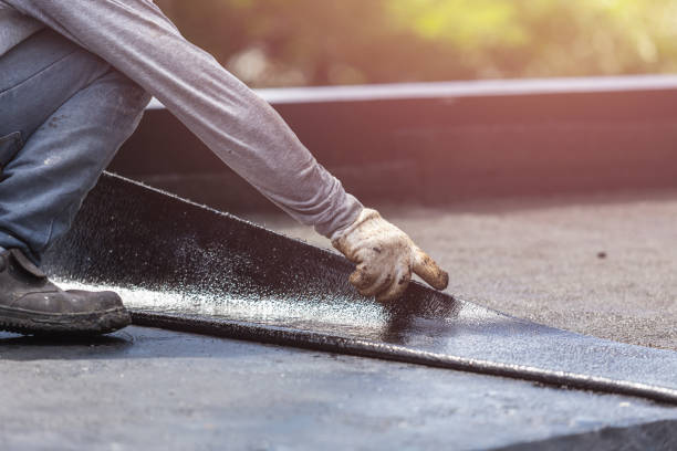Professional Waterproofing technician working in New Straitsville, OH
